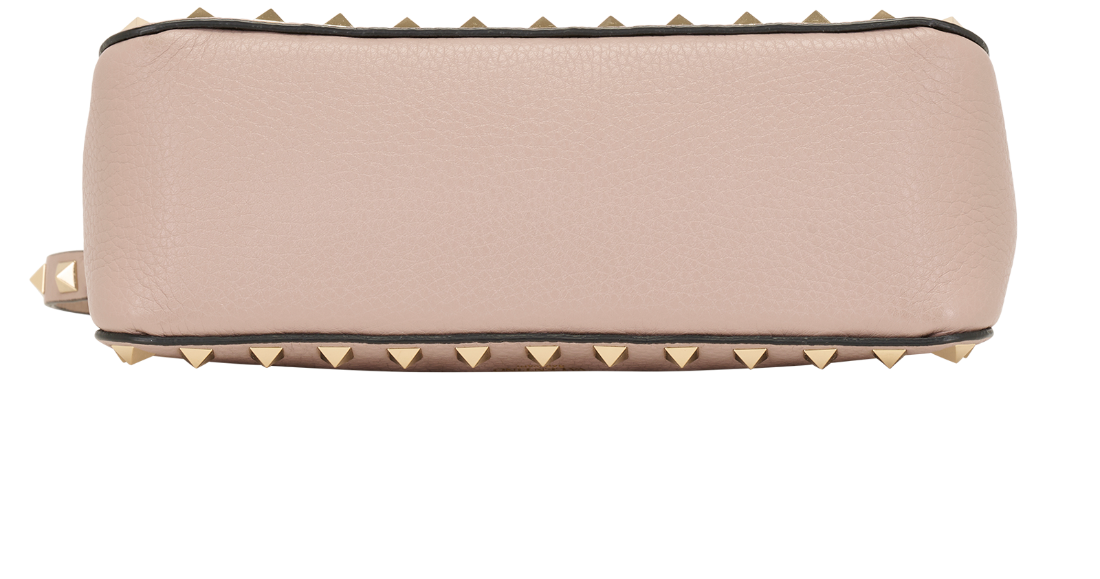 Small Rockstud Shoulder Bag, &pound;495, Handbags, Pink, Leather, Top view